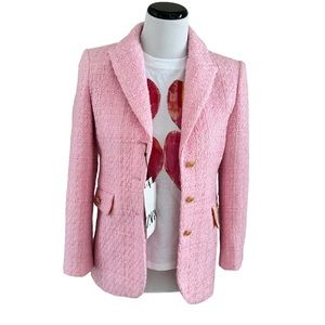 Tweed Pink blazer Zara